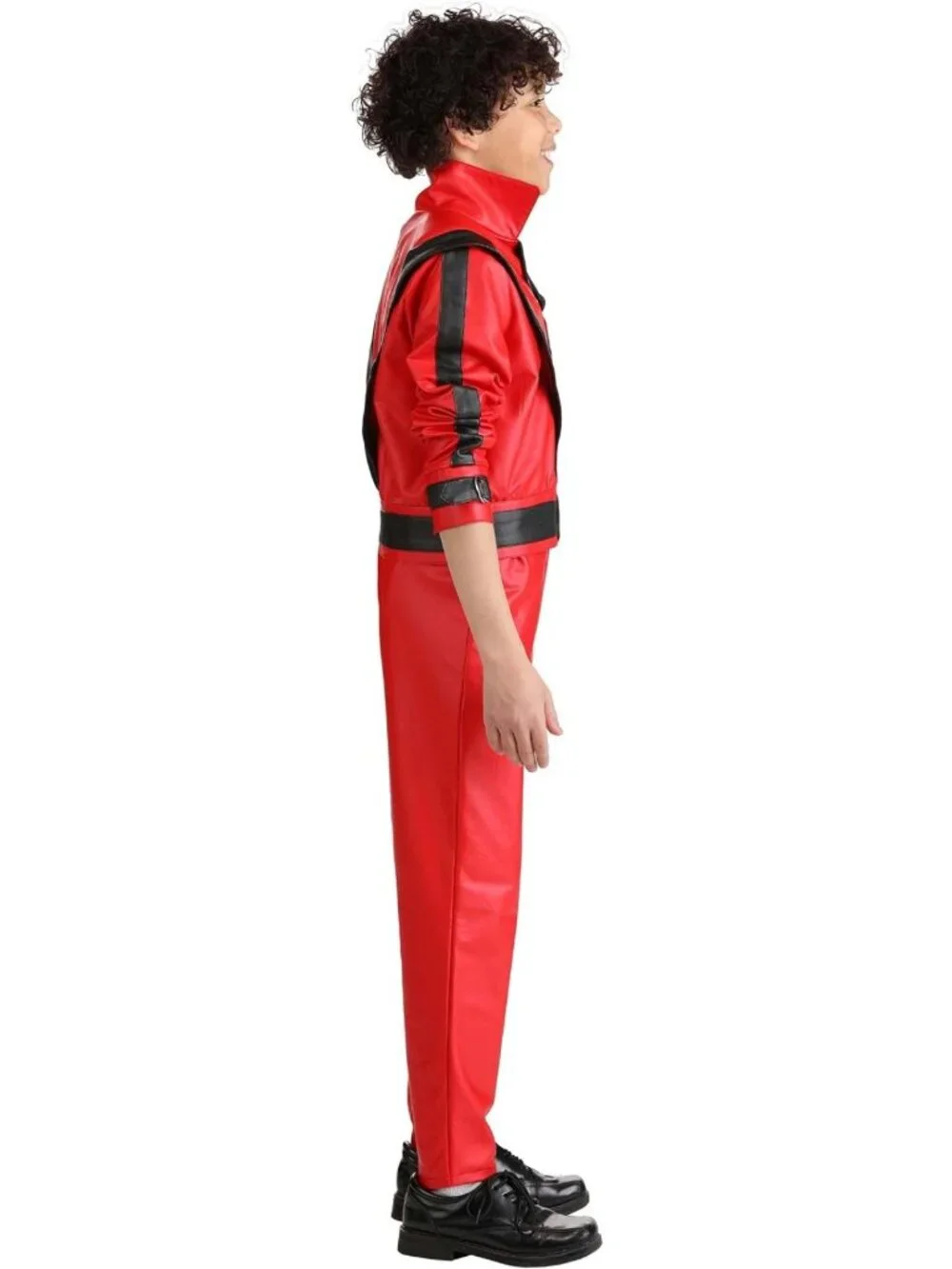 Kids' Thriller Costume - Red Tracksuit Halloween Outfit for Boys & Girls